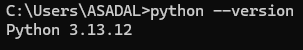 Python 설치 확인 — python --version과 pip --version으로 설치 여부를 확인합니다.