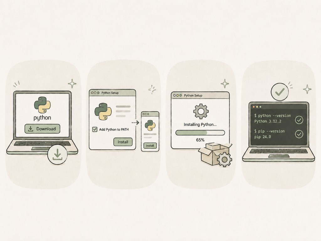Python 설치와 PATH 설정, 버전 확인